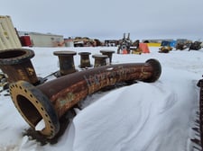 Matrix Wear Division #300-02-F207-B02-1/9-1, 26" 60 Deg. Long Radius Flanged Pipe Elbow