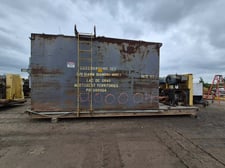Underground Mine Water Pump Skid - 100 HP Dewatering System w/ Benshaw Soft Starter & Agitated Holding Tank