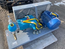 Caterpillar Pumps #60AG6760.222126, 40 HP, 51 GPM Belt-Driven Triplex Plunger Pump Skid, new surplus