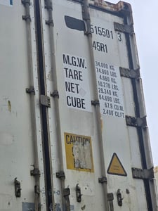 40 ft Non-Working Refrigerated Shipping Container - CPSU5155013