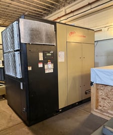 Ingersoll-Rand #IRN150H-OF, 150 HP Oil-Free Rotary Screw Air Compressor w/ PET1500 Refrigerated Dryer, 2010