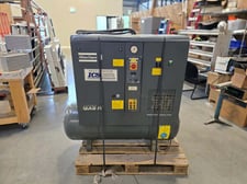 Atlas Copco #GX5FF-EP, 7 HP, 21.2 CFM Rotary Screw Air Compressor, 2012