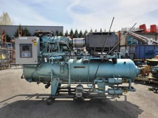 Mycom, 250VMD Ammonia Screw Compressor Package w/ Receiver Tank, 150 HP Motor, NH3 Industrial Refrigeration