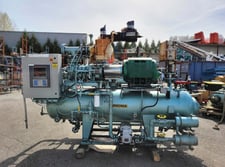 Mycom #160VLD, Ammonia Screw Compressor Package 125 HP 575 Volts NH3 Refrigeration Skid (2 available)