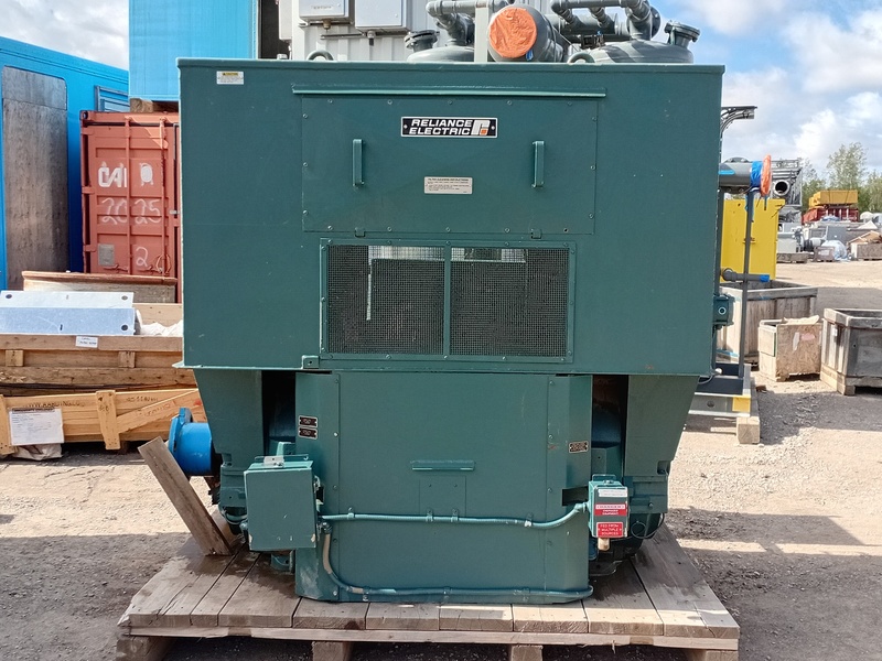 800 HP 894 RPM Reliance, Frame 32EC5812S, Electric Motor, 4000 Volts, 3 Phase
