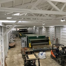 Waldor Industries #12-70-Vers-A-Belt, Horizontal Dryer/Cooler, 30" x 144" product opening, (2) air mixing