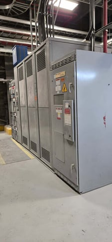 2000/2666 KVA 13800 Pri, 600Y/347 Secondary, Eaton Cutler-Hammer, Unit Substation, Dry Transformer w/Magnum