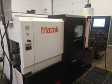 Mazak #QT350MY, 4-Axis CNC Lathe, 29.5" swing, 4" bore, 25 HP, live tooling, Renishaw tool setter, Mazatrol