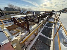 42" wide x 122' long, Metso, Truss Style Belt Conveyor, 3-ply belt, 280 FPM, 40 HP, 575 Volts, 3PH