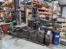3" Universal Boring Machine Co., horizontal boring mill table type, 58" x26" tbl, 10 HP, Newall DP7 Control