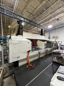 Onsrud #F148E24H2, 5-Axis CNC router, (2) 60" x 72" tables, twin 24,000 RPM spindles, HSK 63, 12-station ATC