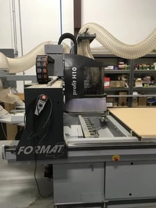 Felder #Format-4-Profit-H10, CNC router, 60" x 144" table, 13.4 HP, 24,000 RPM, vacuum table, approx. 100