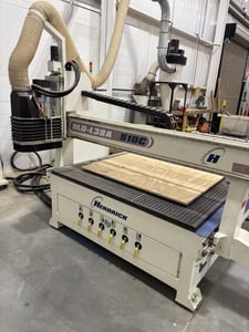 Hendrick #HLD-L38-510, CNC router, 60" x 120" table, 10 HP, 8-position ATC, OSAI Control, 2017