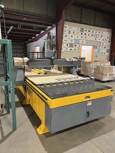 CAMaster #Cobra-Elite-CR-408-ATC, CNC router, 48" x 96" table, 7.5 HP HSD, 24,000 RPM, 8-position ATC, 2018