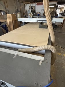 Multicam #3000-Series, CNC router, 60" x 120" table, 4 HP Perske, 24,000 RPM, oscillating knife, camera, 2013