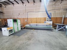 Biesse #Rover-A-3.40-FT, CNC router, 48" x 144" table, 10-station ATC, HSK-F63, NC 1000 Control, 2004