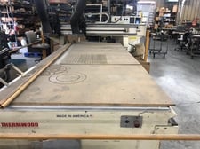Thermwood #C512, CNC router, 60" x 144" table, (2) 12 HP spindles, 24,000 RPM, 9100 Super Control, 1998