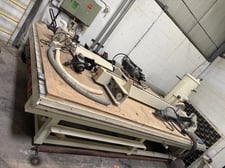 AXYZ #7012, CNC router, 84" x 144" table, (2) spindles 5 HP & 10 HP, 24,000 RPM, A2MC Control