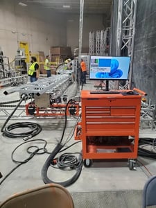 Mudbots #EXO, Concrete 3D Printer, 30' x 50' Print Area, 220 V. Single Phase, 2022