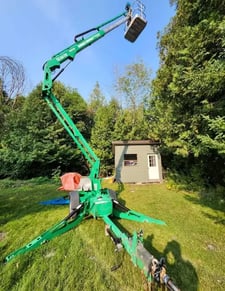 500 LB Genie #TZ-34/20, Towable Boom Lift, 34' Platform Height, 20' Horizontal Reach, 2016