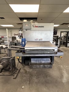 Timesavers #Lynx-37-MWT-DD-60, wet deburring machine, 36" working width, (2) heads, 20/15 HP, 2022