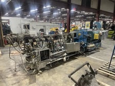 Coperion #Gala-7, 58mm compounding extruder & pelletizing line, 34:1 L/D, 500 HP, Gala MUP7 cutting head