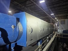 AET dual diameter pelletizing line, 10" x 6" extruder, 32:1 L/D, vented, water cooled, 450 HP gearbox, 2020