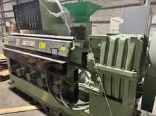 3-1/2" Davis Standard #35IN35, extruder, 24:1 L/D, air cooled, 50 HP AC motor, Davis Mark V gearbox