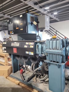 2-1/2" Davis Standard #Super-Blue, extruder, 24:1 L/D, air cooled, 40 HP, PLC touch screen, 2009