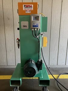 Bay Plastics #BP50, strand pelletizer, 50mm cutting chamber, 2 HP, 80-1,000 RPM, 1/8" pellet length, 2016