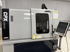 Anca #CPX Linear, CNC Cylindrical Grinder, 14.9" Max Blank Length, 1.250" Max diameter, 58 HP, 2019
