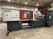 225 Ton, 15 oz., Cincinnati Milacron #MT225, injection molding machine, 22.4" x 22.4" tie bars, Mosaic