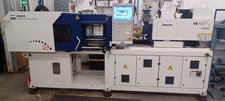 45 Ton, 1.6 oz., Haitian #Zhafir-VE400II, vertical injection molding machine, 12.6" x 11.02" tie bars, Keba