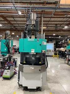 25 Ton, 2.3 oz., Arburg #Allrounder-275V, vertical injection molding machine, 14.76" x 18.7" platens, 30mm
