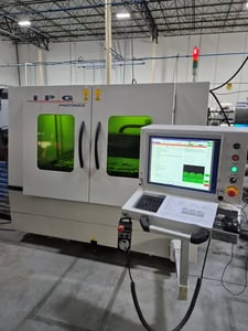 IPG #LaserCube, CNC fiber laser cutting system, 4,000 watt, 4' x 4' table, 2021