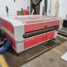 Style CNC #STJ1610A, CO2 laser engraver, 130 watt, 3.2' x 5.2' table, Ruida RD6442S Control, 2020