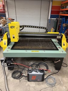 Piranha #B404, CNC plasma cutting system, 4' x 4' table, Hypertherm Powermax 45xp, lightly used, Starfire