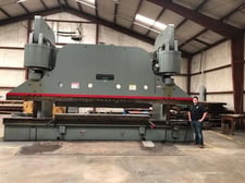 1250 Ton, Cincinnati #1250H, hydraulic press brake, 24' overall, 16' 6" between housing, 24" stroke, 20"