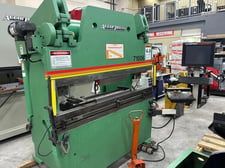 100 Ton, Accurpress #71006, CNC hydraulic press brake, 6' overall, 52" between housing, 8" stroke, ETS 3000