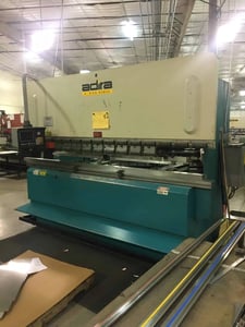 110 Ton, Adira #QHA-10030, hydraulic press brake, 10' overall, 100" between housing, 4" stroke, 18" throat