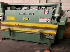 50 Ton, Betenbender #6-50T, hydraulic press brake, 6' overall, 54 1/2" between housing, 8" stroke, 8" throat