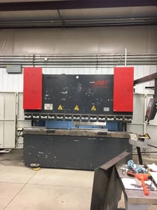 66 Ton, JMT #PBF-2560, CNC hydraulic press brake, 8.3' overall, 85" between housing, 6.3" stroke, Delem DA52S