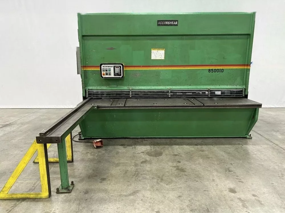 1/2" x 10' Accurshear #850010, hydraulic shear, 48" back gauge, 40 HP, 1997