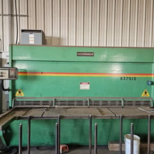 3/8" x 10' Accurshear #837510, hydraulic shear, 1999
