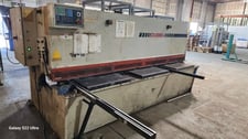 1/4" x 10' Durma #DHGM-3006, hydraulic shear, Durma ENC 100 Control, 36" back gauge, 2002