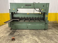 1/4" x 8' Betenbender #8-1/4, hydraulic shear, powered back gauge, 15 HP, 1988