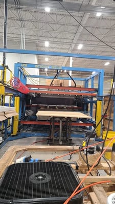 APM #Integrity-Deluxe, thermoformer, 96" x 120" max mold, 100" x 124" max sheet, quartz ovens (24) zones