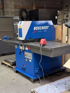 28 Ton, Boschert #Digital 500 EL, Single Station CNC Punch, 47.2" x 22.4" Working Area, 19.7" Throat, 180