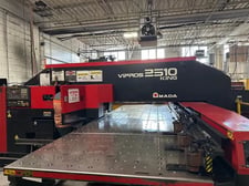 22 Ton, Amada #Vipros 2510 King, CNC Turret Punch, 31 Stations, 4' x 8' Sheet, Fanuc 18P Control, 2003