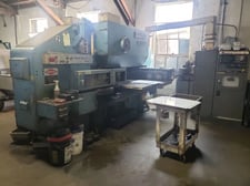 30 Ton, Amada #Pega 344, CNC Turret Punch, 56 Stations, 40" x 80" Sheet with Repositioning, Fanuc CNC, 1984